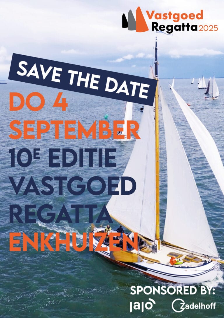Save the date - Poster Vastgoed Regatta 2025